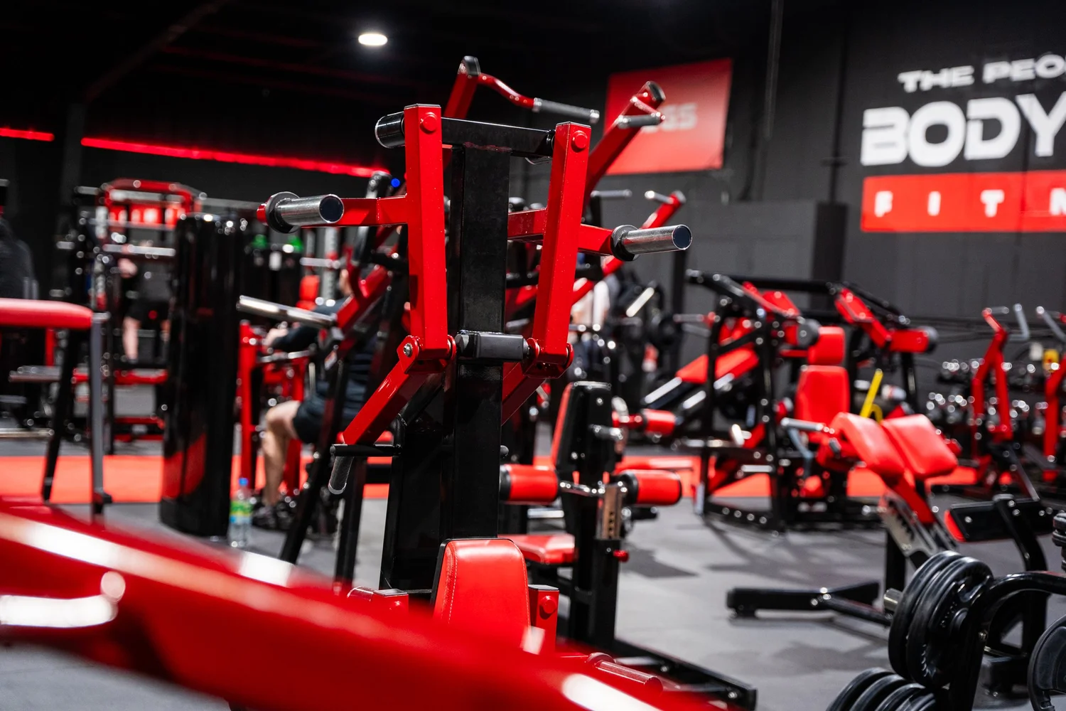 Body Tech location and gym floor image from the original contact page.