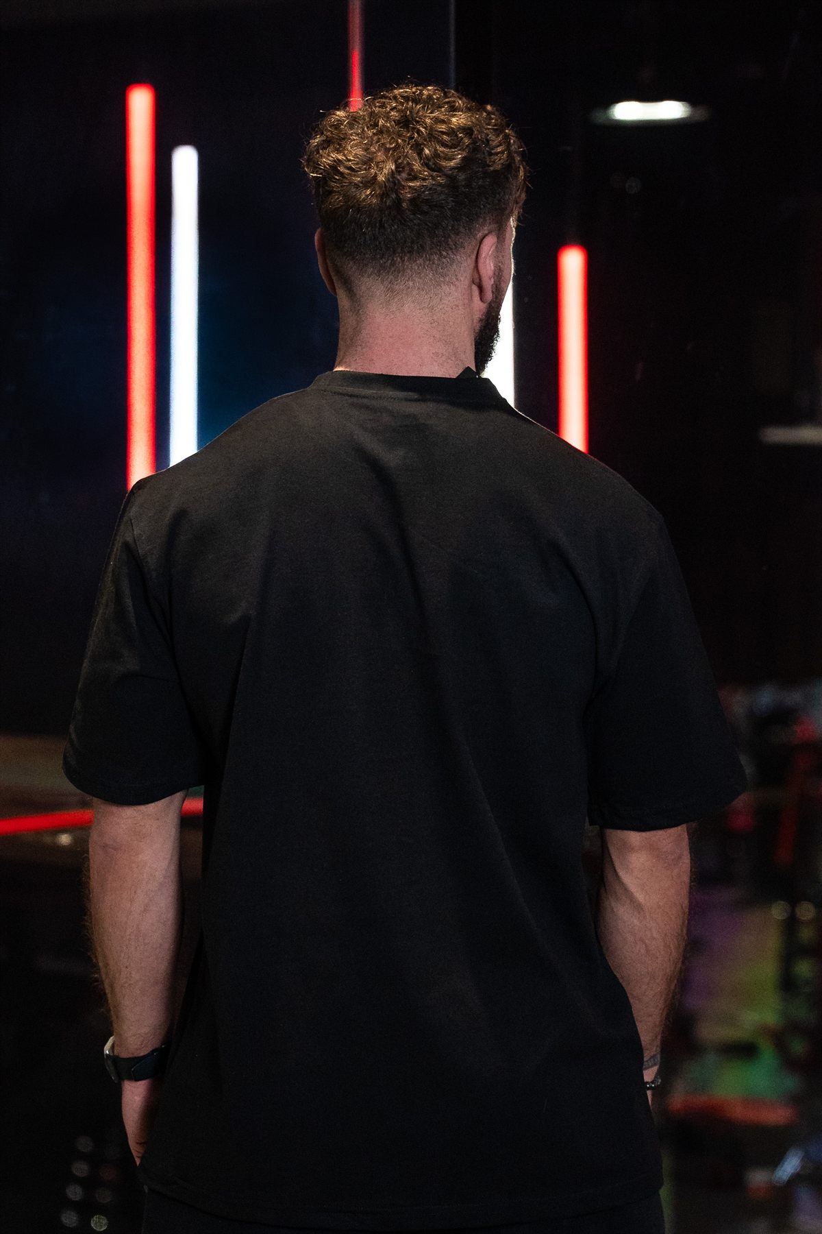 Body Tech Red Pill Tee detail.